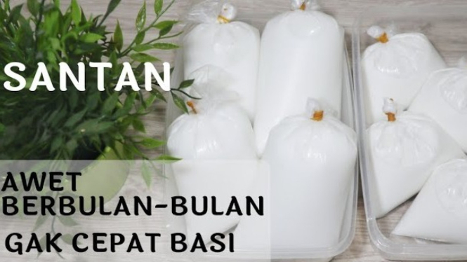 Cara Menyimpan Santan Kelapa