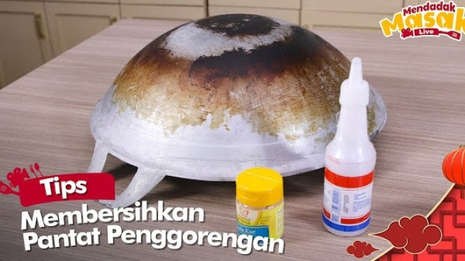 Cara Membersihkan Pantat Wajan Gosong