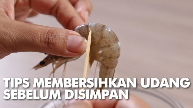 Trik Membersihkan Udang