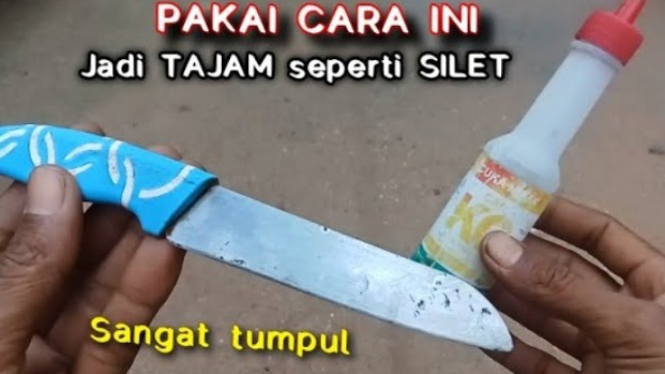 Membuat pisau setajam silet
