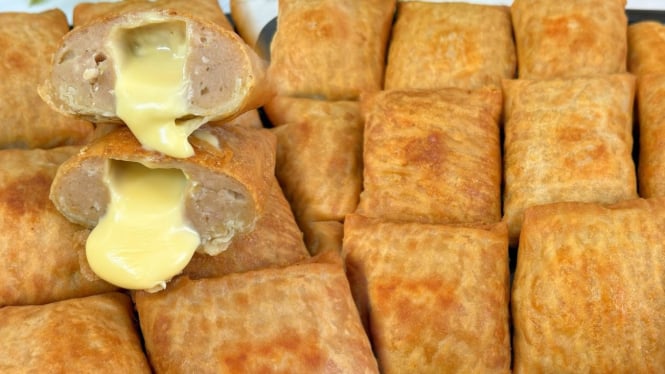 Dimsum goreng viral yang lumer
