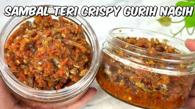 Sambal teri crispy dan gurih
