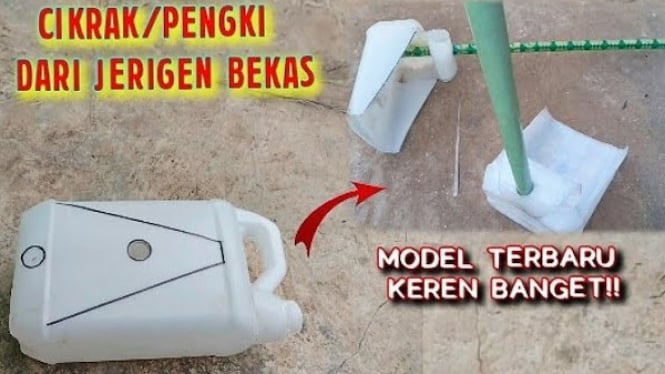 Cara Membuat Pengki dari Jerigen Bekas