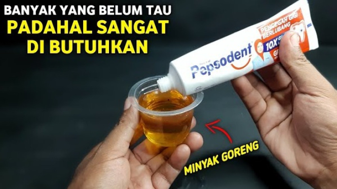 Cara Membuat Semir Mengkilap dengan Odol dan Minyak Goreng