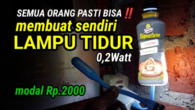Membuat lampu tidur