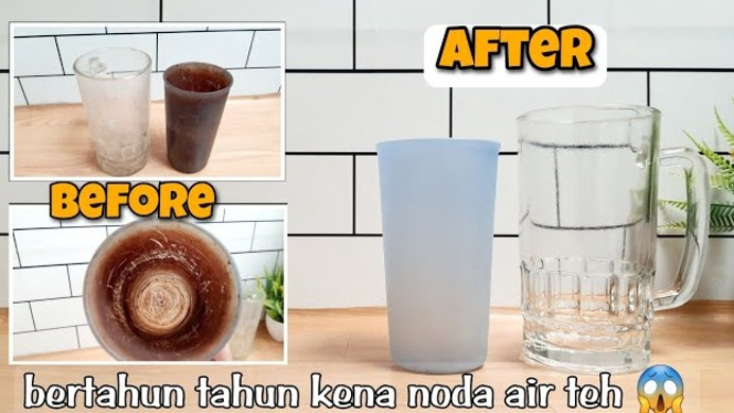Tips Membersihkan Gelas Kusam