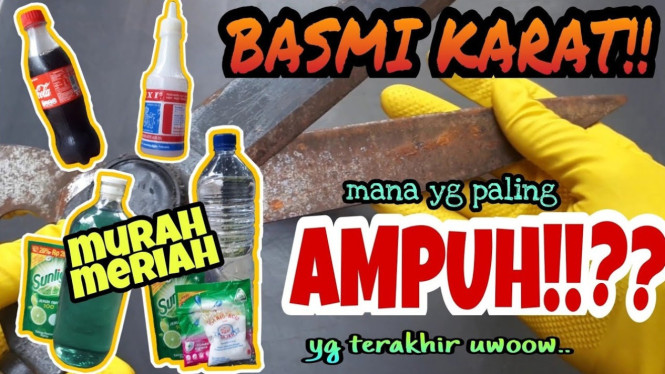 Cara Mengatasi Benda Berkarat
