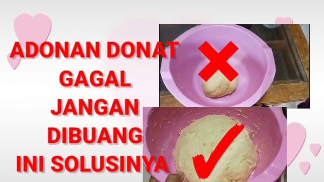 Tips Adonan Donat Gagal