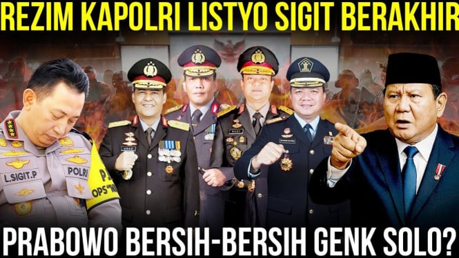 Wacana Presiden Prabowo Mengganti Kapolri (Ilustrasi)