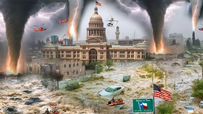 Banjir bandang di Texas