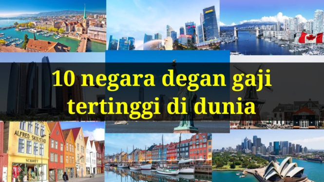Negara dengan Gaji Tertinggi