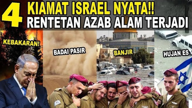 Bencana Alam Beruntun di Israel