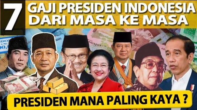 Gaji Presiden Indonesia dari Soekarno hingga Jokowi