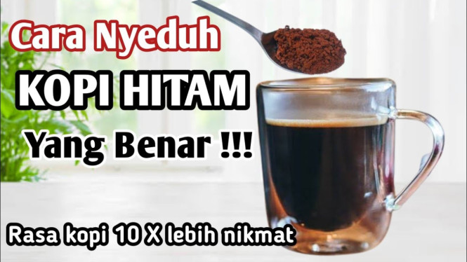 Cara tepat menyeduh Kopi