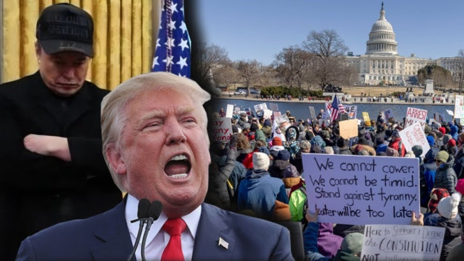 Banyak aksi protes kepada Donald Trump