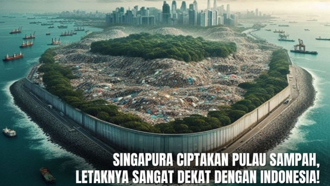 Ilustarsi Pulau dari Sampah