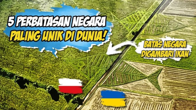 Perbatasan negara yang unik di dunia