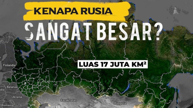 Wilayah Rusia sangat luas