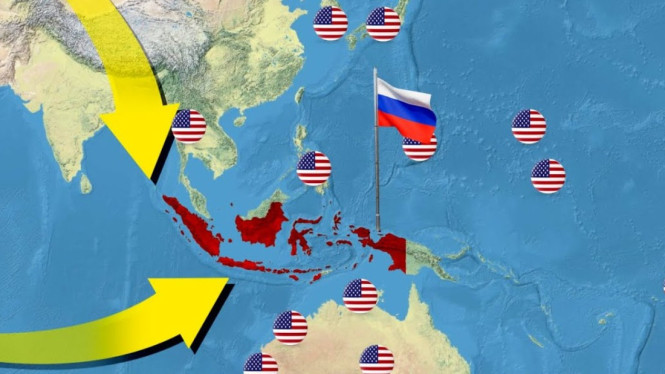 Ilustrasi Rusia Tantang Amerika Serikat dari Papua