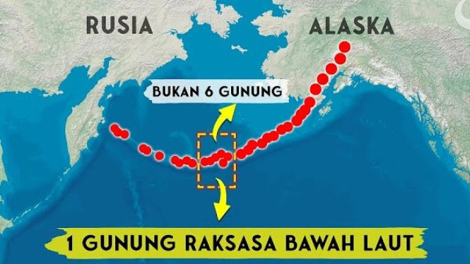 Ilustrasi Kepulauan Aleutian