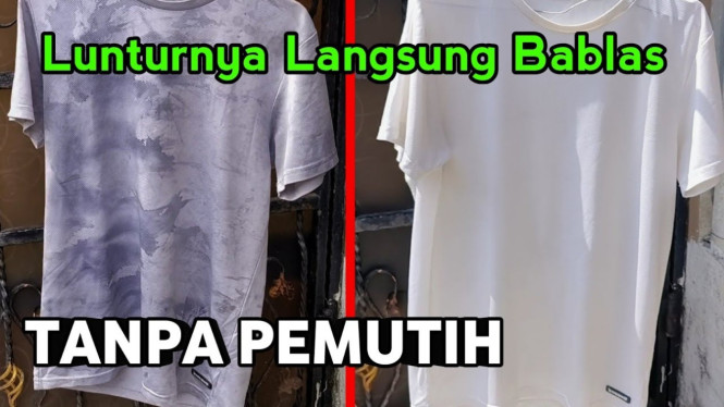 Cara Menghilangkan Noda pada Pakaian Berwarna Putih