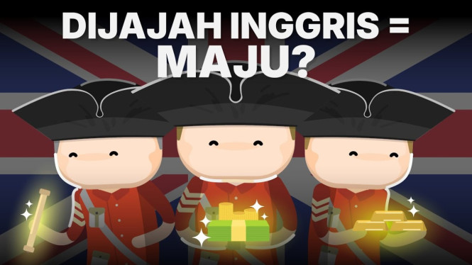 Ilustrasi Penjajah Inggris