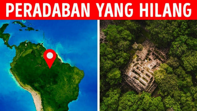 lokasi hutan amazon dan situs yang hilang