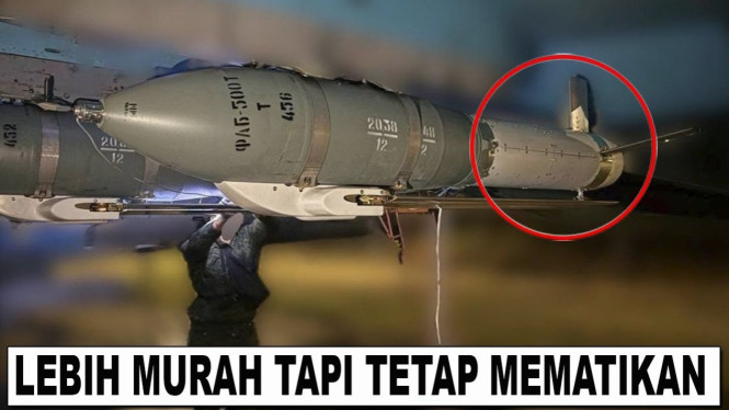 Rusia Pamer Bom Luncur Bertenaga Jet
