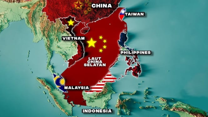 Sengketa Laut China Selatan Melibatkan Tujuh Negara dengan Gar…