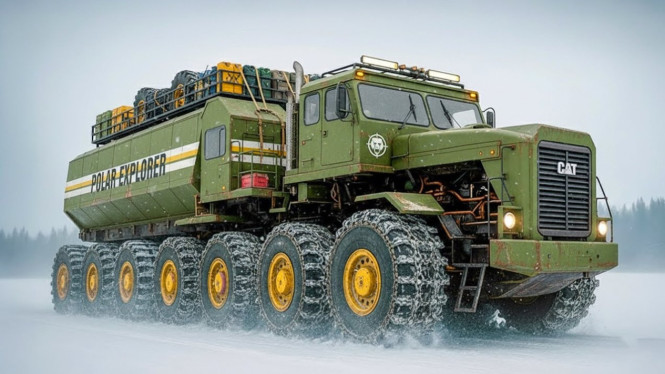 Truk Salju Off-Road