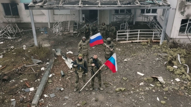 Operasi Militer Rusia di Desa Siversk Ukraina Timur
