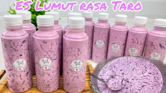 Resep Es Lumut Taro, Cuma Modal 30 Ribu Bisa Untung Jutaan Per Bulan
