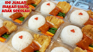 Ide Jaualan Makan Siang Ekonomis Nasi Ayam Crispy Enak dan Murah Untungnya Bisa Banyak