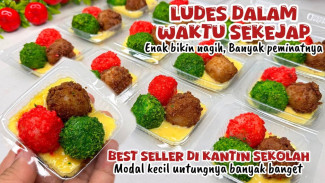 Bola Crumble Warna-warni Kenyal Lembut, Cocok Jadi Ide Jualan Camilan