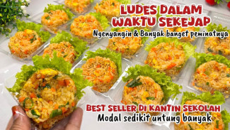 Nasi Goreng Mini Kemasan Mika Imut, Cocok Dipasarkan ke Anak Sekolah
