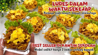 Ide Jualan Mie Goreng Keremes Mini Plus Telur Orak Arik yang Menggiurkan
