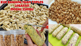 Resep Kue Bawang Super Renyah Modal Rp25.000 Ribu Bisa Jadi Jualan Laris Manis