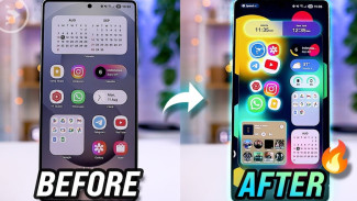 Cara Bikin Homescreen HP Samsung Jadi Lebih Estetik dan Kekinian Banget