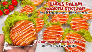 Beef Burger Crispy Modal Seadanya, Ide Jualan Laris Manis Tahun 2025