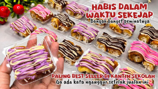 Cara Membuat Pisang Geprek Manis Gurih, Dijual Murah Laris di Kantin Sekolah