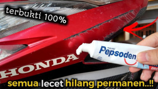 Cara Hilangkan Lecet di Body Motor Cuma Pakai Odol, Gampang Banget!