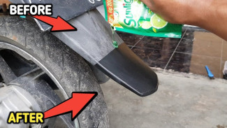 Tips Praktis Bikin Body Motor Kusam Jadi Hitam dan Kinclong Lagi Tanpa Repaint