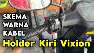 Tutorial Sambung Holder Kiri Vixion Old ke Astrea Grand, Ternyata Gampang Banget