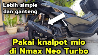 Cara Ganti Cover Knalpot Nmax Pakai Punya Mio J Biar Tidak Bongsor Lagi