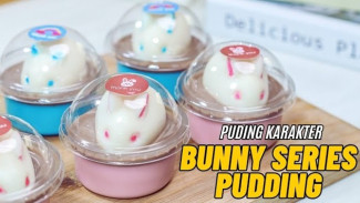 Gemes Banget, Puding Karakter Bunny Ini Bisa Jadi Ide Jualan Laris Banget!