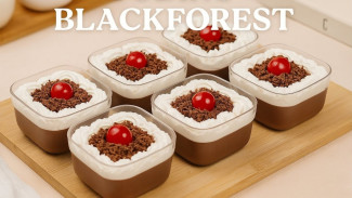 Resep Puding Black Forest Simple yang Rasanya Mewah Cocok Buat Ide Jualan