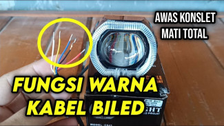 Mau Pasang Lampu Biled Tapi Takut Salah Sambung? Begini Cara Mengenali Arti Warna Kabel dengan Mudah