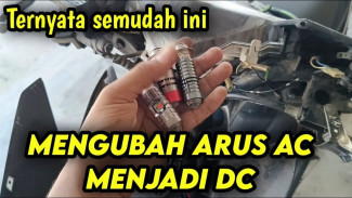 Cara Mengubah Arus Lampu Depan Motor Honda dari AC ke DC, Biar Bisa Pakai LED Terang