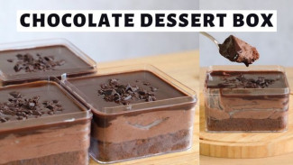 Resep Dessert Box Coklat Keju Lumer Viral Banget, Modal Irit Rasa Mewah dan Cuan Melimpah!