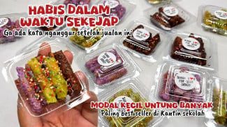 Modal Cuma 6 Ribu Bisa Bikin 35 Lumpia Mini, Cocok Banget Buat Jualan di Kantin